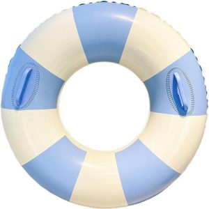 Audaisyly Children Swimming Ring, Inflatable Pool Floats Swim Tube Raft Toy with Fruits Mermaid Decorations Summer Water Fun Lounge Beach Lake Party Supplies for Kids