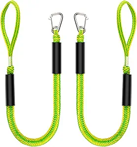 Bungee Dock Lines - Quick and Easy Dock Rope for Jet Ski, PWC, Seadoo, WaveRunner, Pontoon, Bass Boat