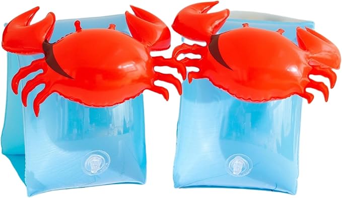 Arm Floaties for Kids - Cute Cartoon Pool Arm Floaties Armbands Inflatable Swim Floaty PVC Arm Floats for Kids 3-5-6-12 Years