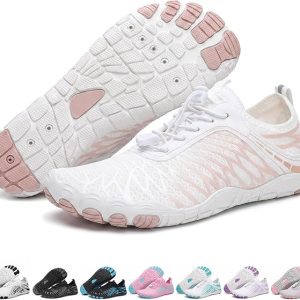ELETON Barefoot Shoes Women Men Hiking Water Shoes Wide Toe Box Zero Drop | Non-Slip Lightweight Running Walking Grounding Workout Footwear, Quick-Dry Beach Pool Swim River Gym Sneakers Unisex