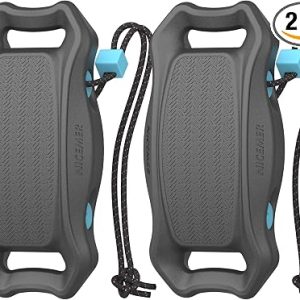 Boat Fenders Easy to Use Bumper for Docking Portable Bumpers with Extra-Long Strap and Integrated Automatic Locking System, Ideal Fender for Pontoon Bass Jon Jet Ski and Fishing Boat (2 Packs
