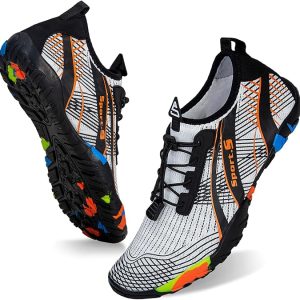 WateLves Water Shoes Mens Womens Beach Swim Shoes Quick-Dry Aqua Socks Pool Shoes for Surf Yoga Water Aerobics