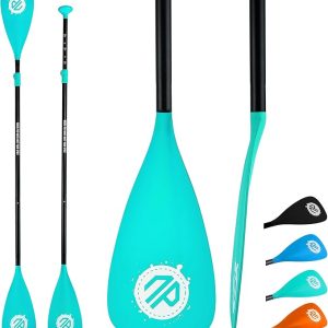 niphean 3/4-Piece Kayak Paddle, Adjustable Paddle Board Paddles, SUP Paddle | Lightweight and Durabl, Detachable Stand Up Paddle Board Accessories Oars with Aluminum Alloy Shaft and Fiberglass Blade