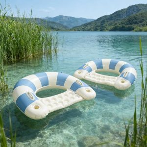 2PCS Pool Swim Ring Inflatable Pool Floats Water Fun Large Adult Swimming Pool Float for Beach Lake Summer Holiday Beach Party