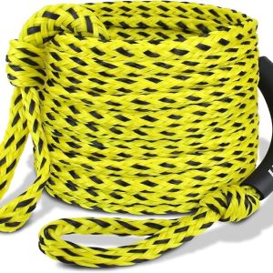 Boat Tow Rope 60ft 1-6 Riders, Floating Ropes for Towable Tubes