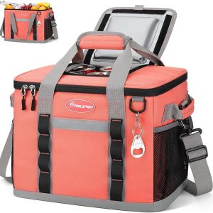 Maelstrom Soft Cooler Bag, 35/55/75 Can Beach Cooler with Flip-top Access | Lightweight, 5-layer Insulation, 12H Cold, Leakproof, Collapsible, Adjustable Strap, Perfect for Camping,Picnics,Work,Travel