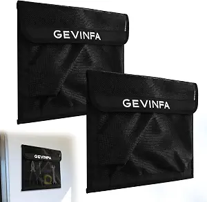 Boat Storage Mesh Bags Self-Adhesive Velcro Pocket Organizer 2 PCS | Boat Organizers and Storage Bag Breathable Net Pockets 13.7"x10.63" Secure Lid Heavy Duty Hook Pads Velcro Fits Boat RV Home